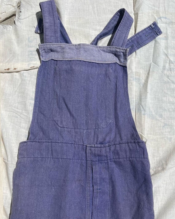 XS Women’s German Workwear Overalls 1940s 1950s - image 1