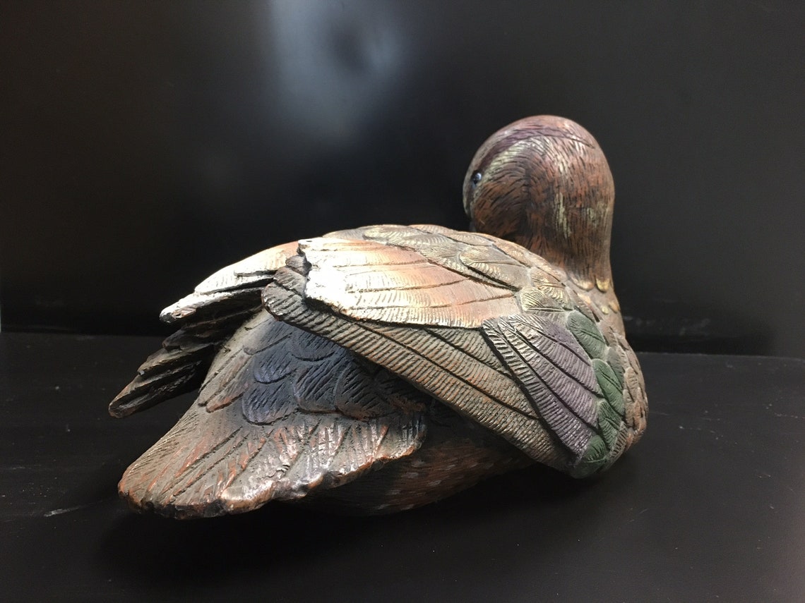 Duck Figurine Etsy