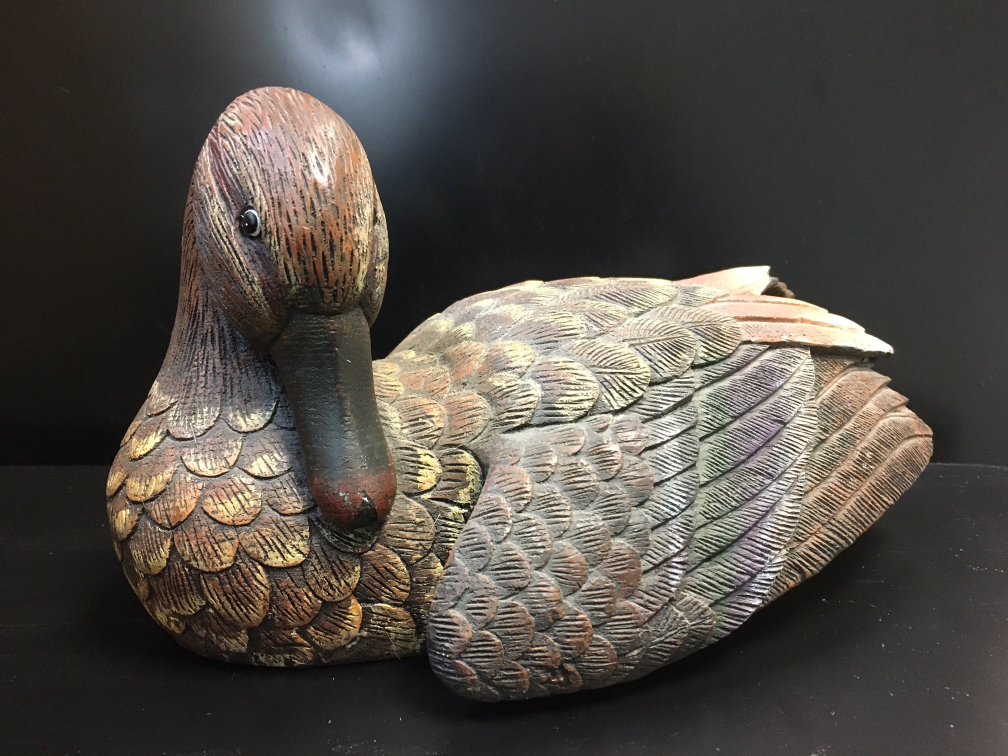 Duck Figurine Etsy