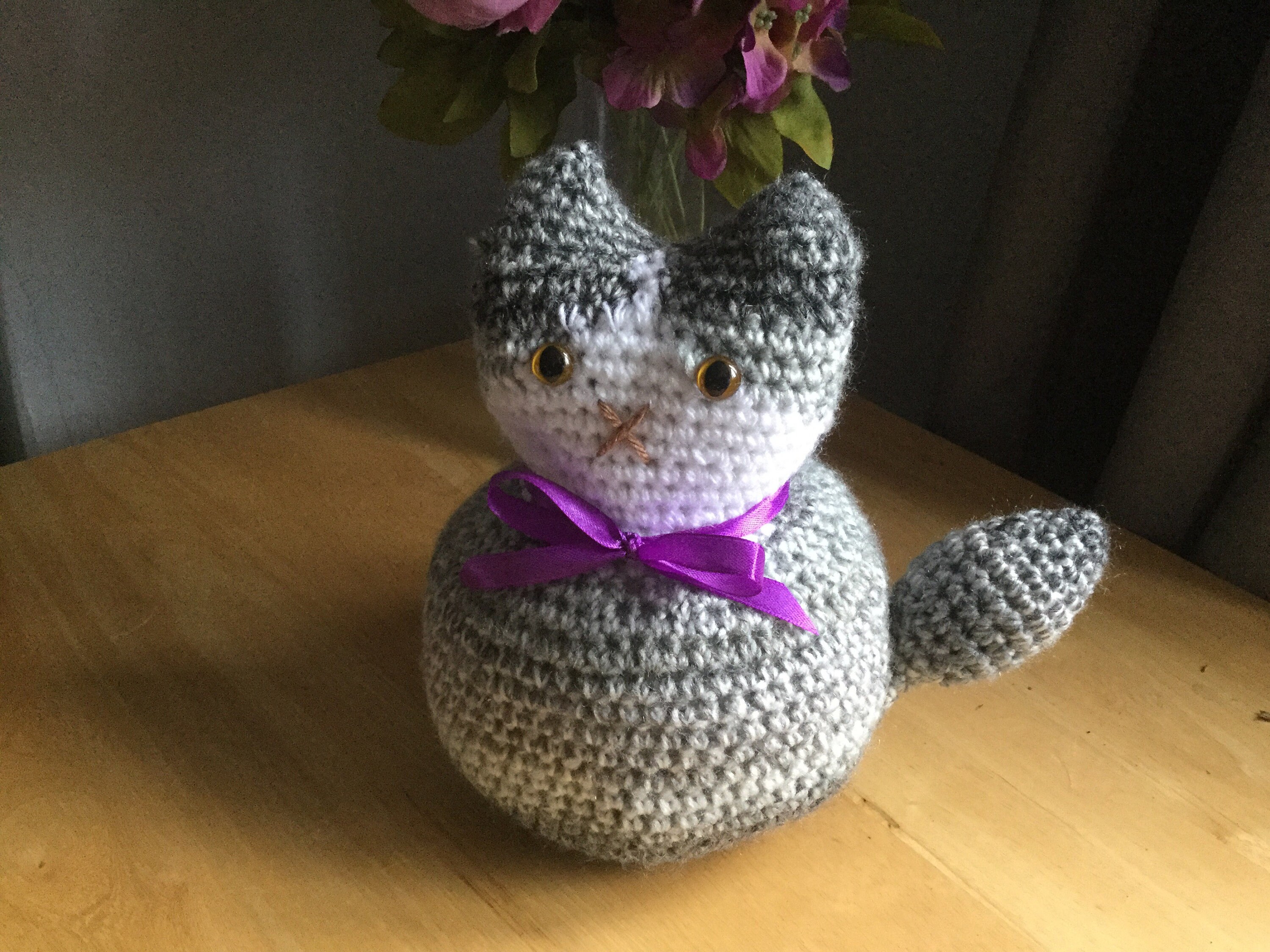 Hand Crocheted Cat Doorstops Your Cat Personalised Home Gift Etsy UK