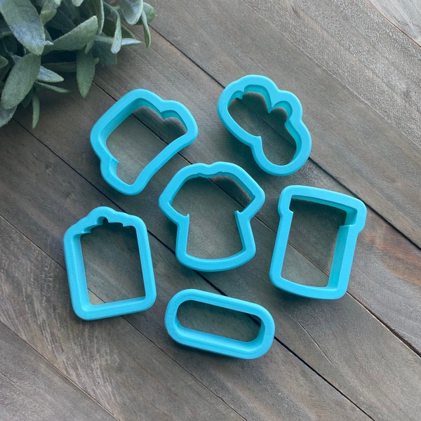 Mini Nurse Appreciation Cookie Cutters - Set of 6 or Individuals - Mini 2” Size - Perfect for Medical, Doctor, Healthcare, Nurses, and More