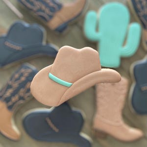 Tagliapasta a forma di cappello da cowboy - Perfetto per biscotti a tema western, rodeo, country, fattoria - Tagliapasta per pasta, fondente, argilla e altro (CCK325)