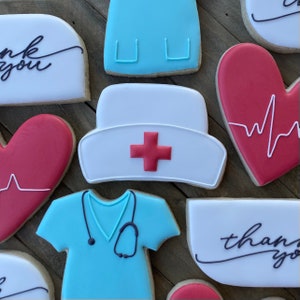 Nurse Hat Cookie Cutter - Perfect for Doctor Gift and Nurse Appreciation - Cutter for Dough, Fondant, Clay, and More (#CCK394)