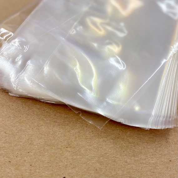 Crystal Clear Heavy Duty Heat Sealable Bags - 3” x 9” - Thick, Food Safe,  Notched - Perfect for Packaging Cookies, Sprinkles, and more