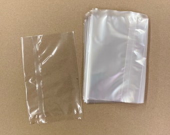 Crystal Clear Heavy Duty Heat Sealable Bags - 3-3/4” x 6-1/4” - Thick, Food Safe, Notched - Perfect for Packaging Cookies, Treats, and more
