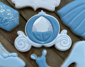 Princess Carriage Cookie Cutter - Perfect for Fairytale Cookie Sets - Cutter for Dough, Fondant, Clay, and More (#CCK337)