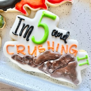 Crushing It Plaque Cookie Cutter - Perfect for Birthday, Monster Truck, Construction Cookies - Cutter for Dough, Fondant, and More (#CCK530)