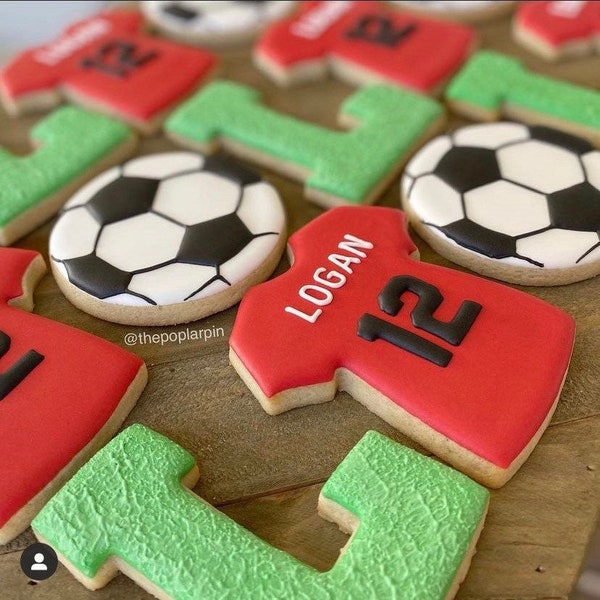 Soccer Ball Silkscreen - Perfect Pattern for Soccer Cookies, Sports Theme - Food Safe Silkscreen for Cookies (#CCKS118)