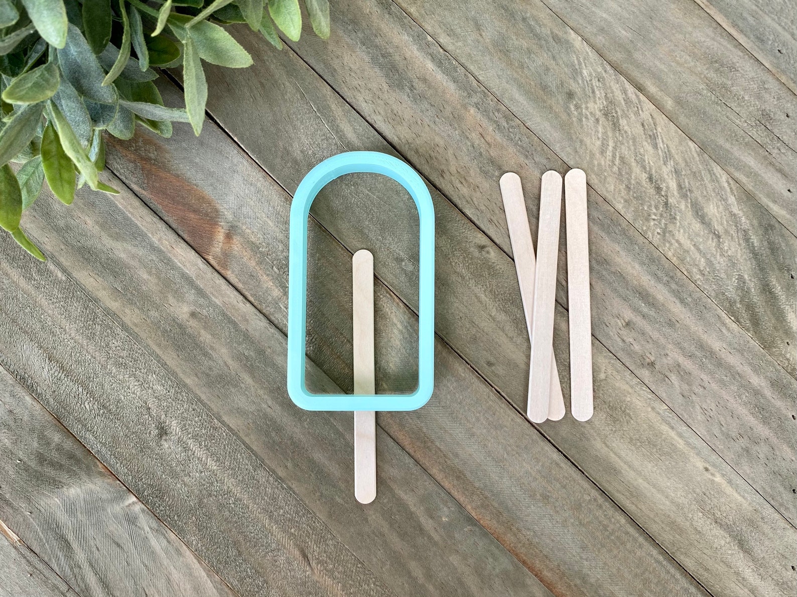 Popsicle Cookie Cutter with Optional Ultra Smooth Food Etsy