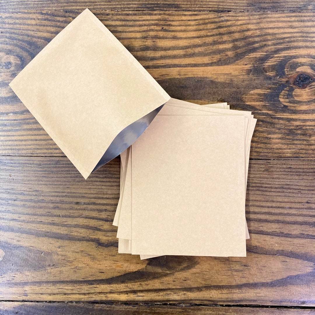 Brown Kraft Heat Sealable Cookie Bags 4 X 5 Exterior Size Foodsafe