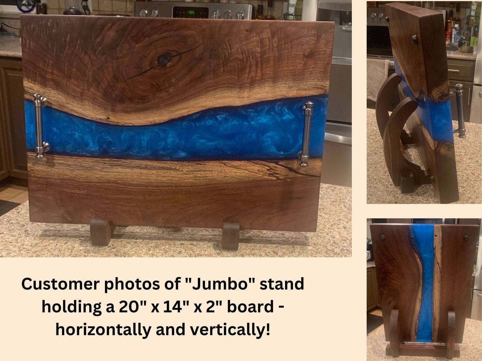 Walnut Cutting Board Stand for Thick Boards Cutting Board - Etsy