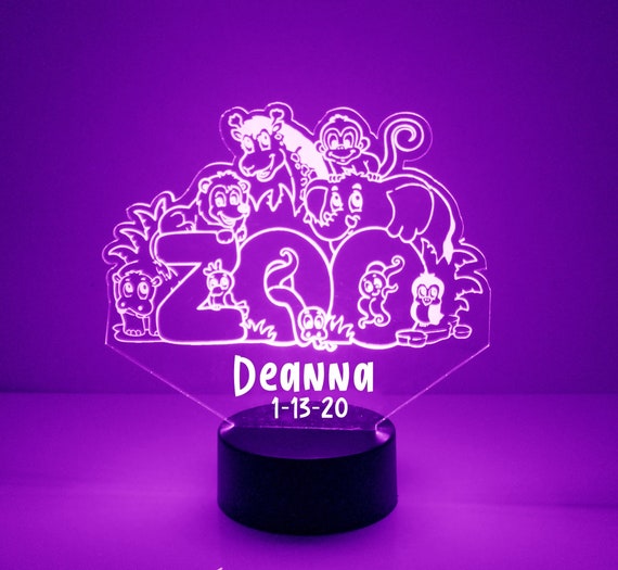 JoyLamp Scimmia – Lampada A LED Con 16 Colori E Telecomando, Perfetta Come Luce Notturna Per Camera Da Letto