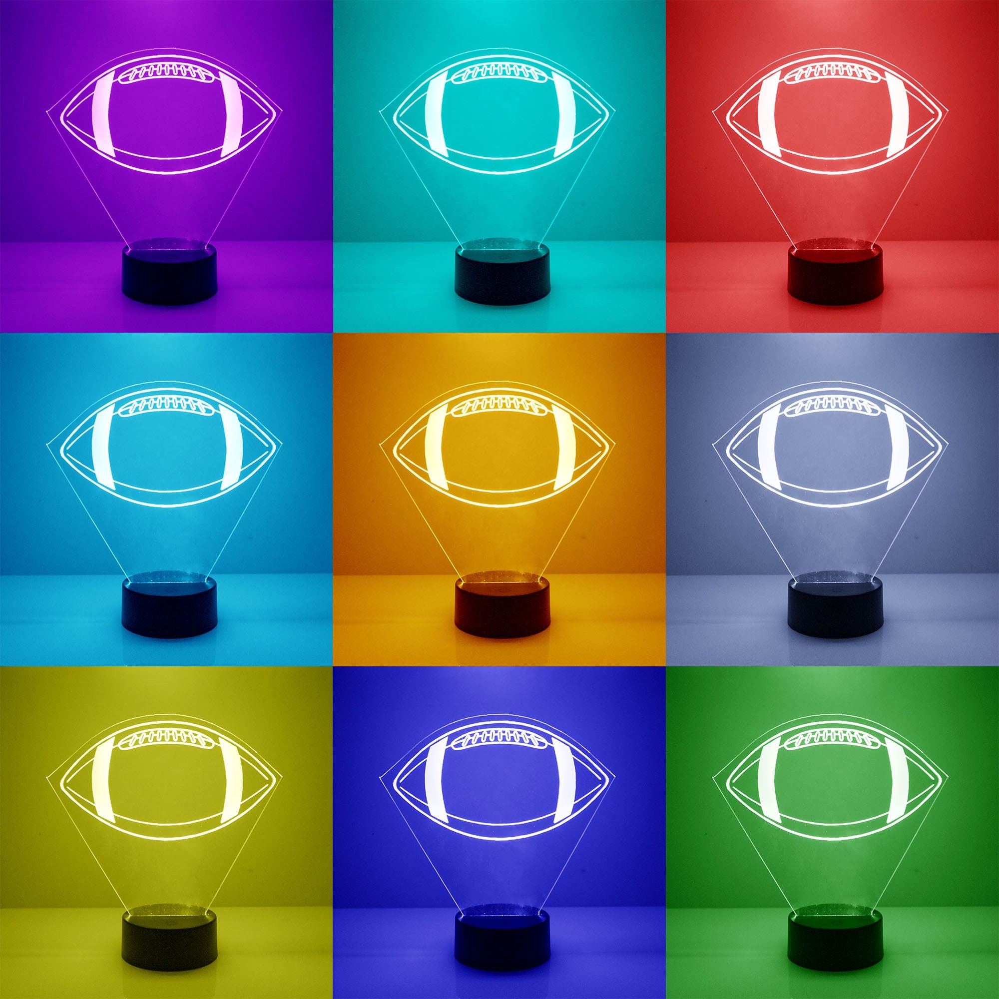 San Francisco 49ers LED Football Sports Fan Lamp Custom Made | Etsy