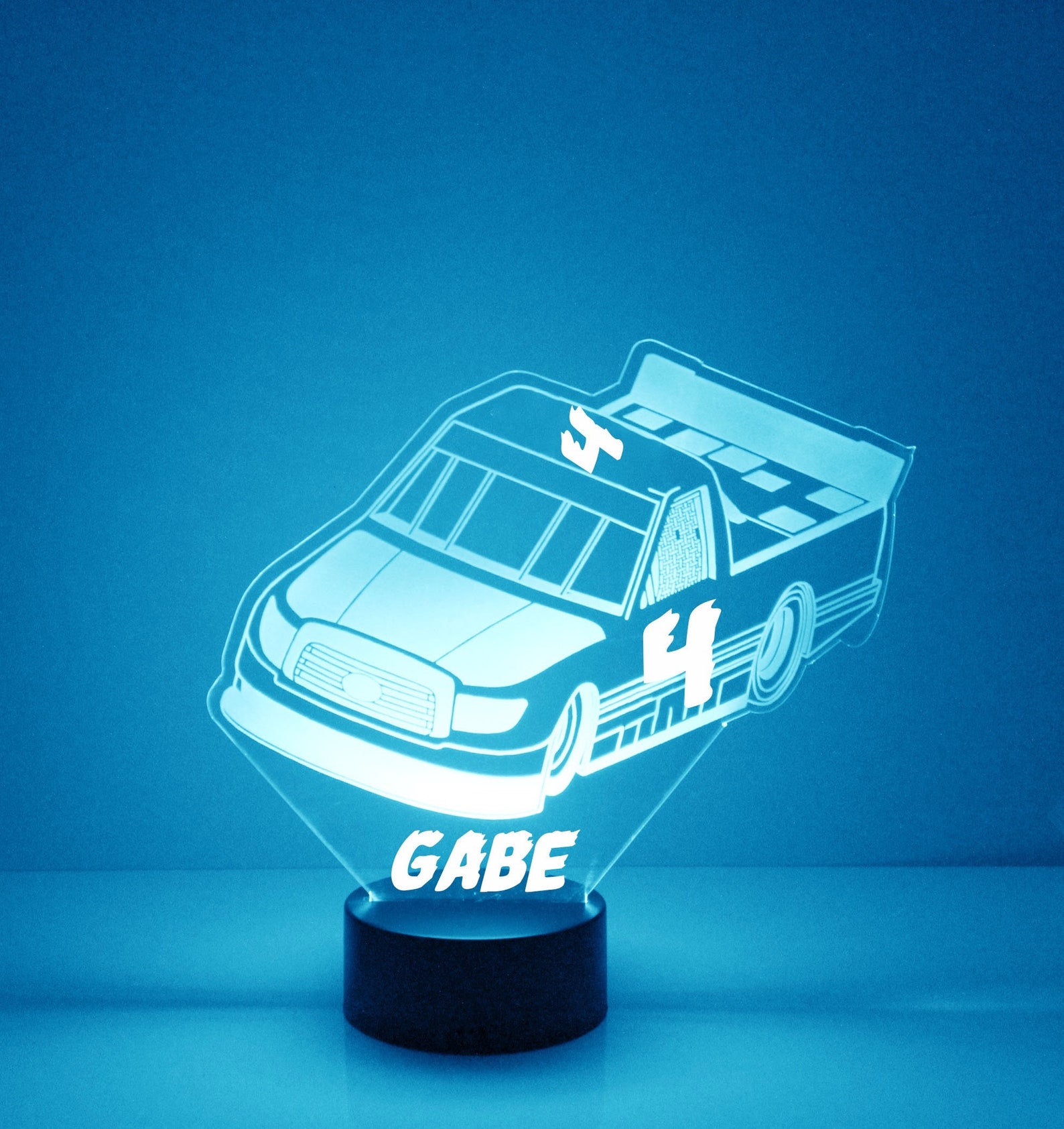 Nascar Racing Fans Light up Car, LED Night Light, Custom Engraved, 16 ...