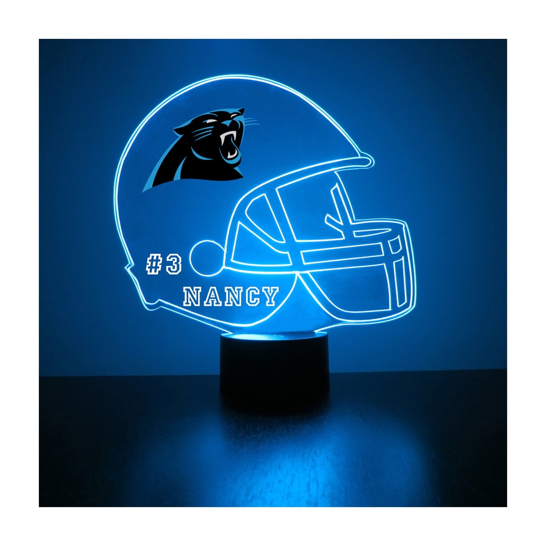 Carolina Panthers LED Football Sports Fan Lamp Custom Made Etsy