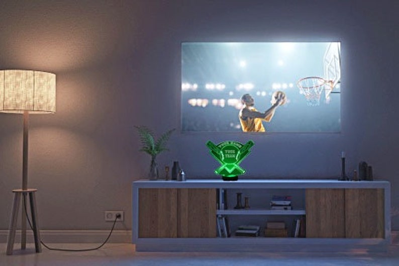 New York Yankees LED Baseball Sports Fan Lamps Light Up Etsy