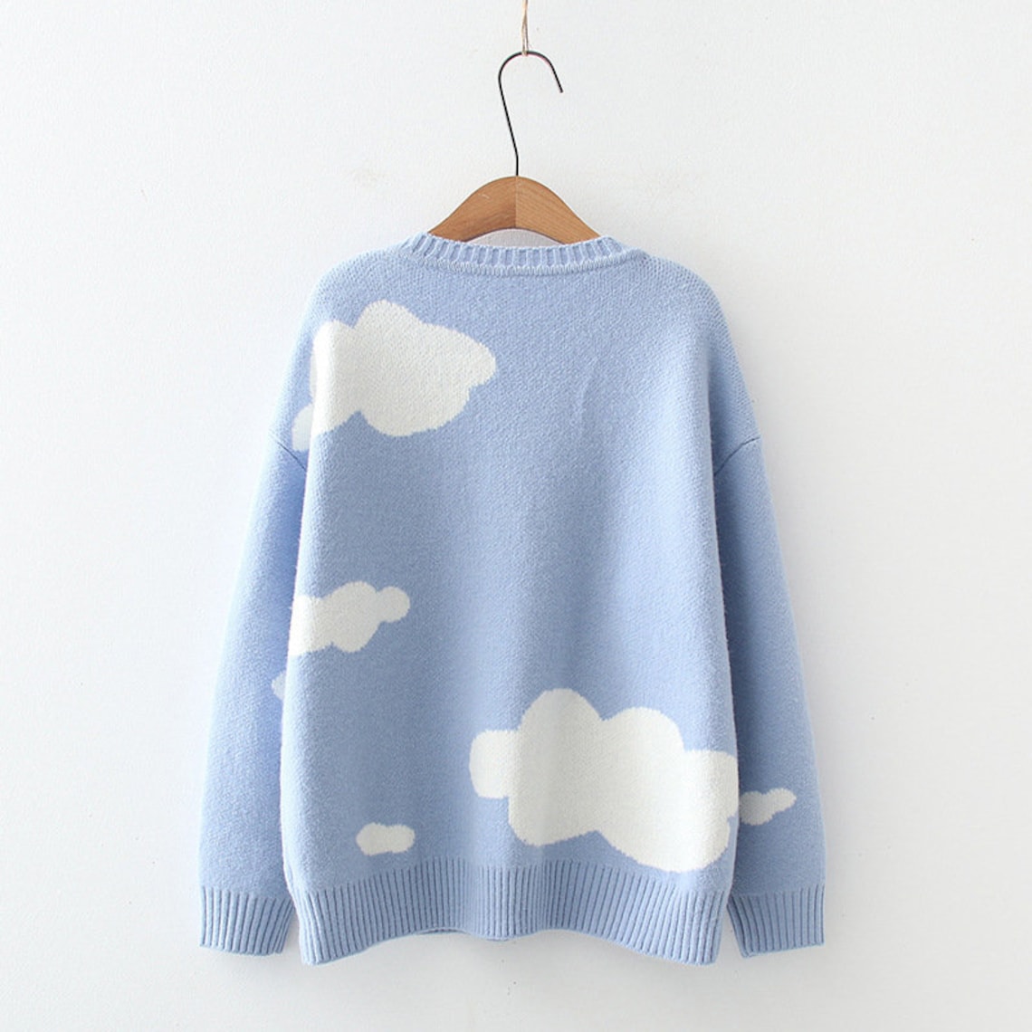 Cloud Knit Sweater Cardigan Coat Etsy
