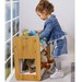 Montessori Bookshelf, Toddler Shelf, Natural Wood Kids Bookshelf, Montessori Furniture, Nursery Organizer, Children Bookcase,Toddler Library 
