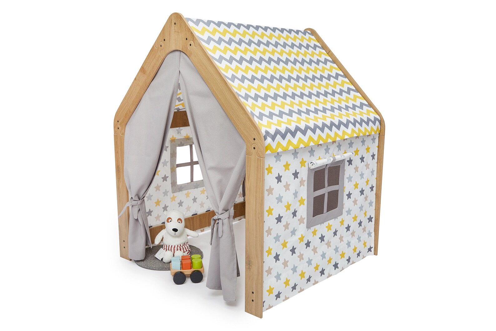 Kids Playhouse Tent Indoor Children Wooden Play Tent Kids Etsy
