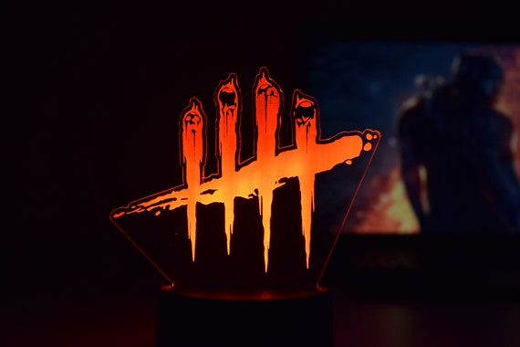 Dead By Daylight Dbd Acrylic Led Light Desk Lamp Etsy