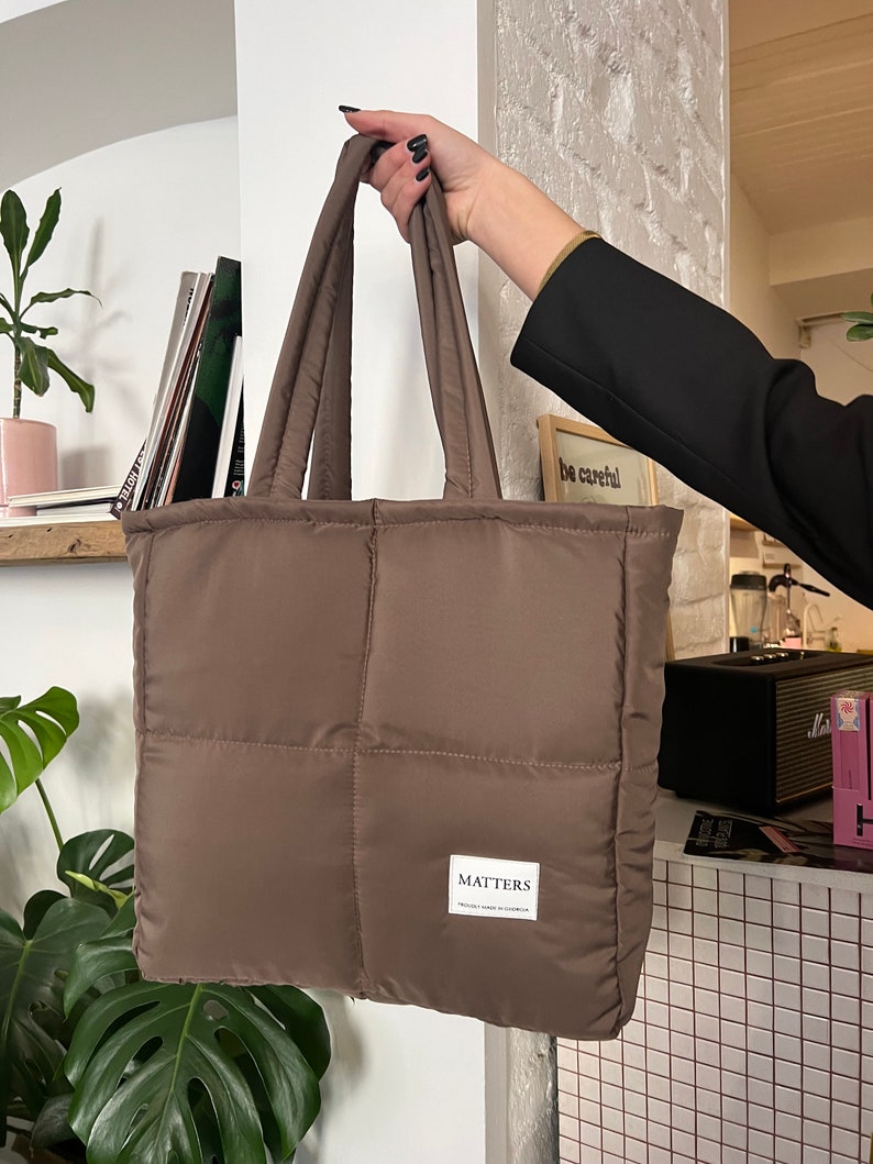 Cute Shoulder Bag BTS Bag Overnight Bag Oversize Puffer - Etsy