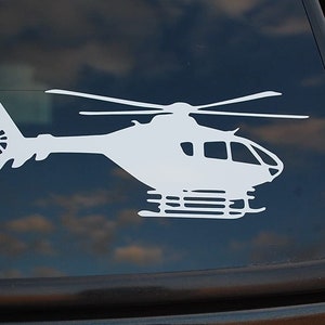 EC 135 Helicopter Sticker Vinyl Decal Pick Color & Size!! Eurocopter Car Window Laptop (V418)