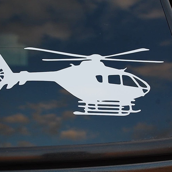 EC 135 Helicopter Sticker Vinyl Decal Pick Color & Size!! Eurocopter Car Window Laptop (V418)