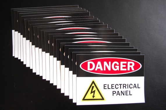 Danger Sign - Electrical Control Room - OSHA