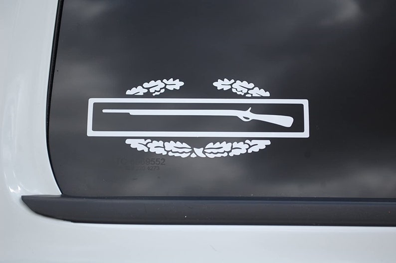 Army Combat Infantry Badge Sticker Vinyl Decal Choose Color & Size ...