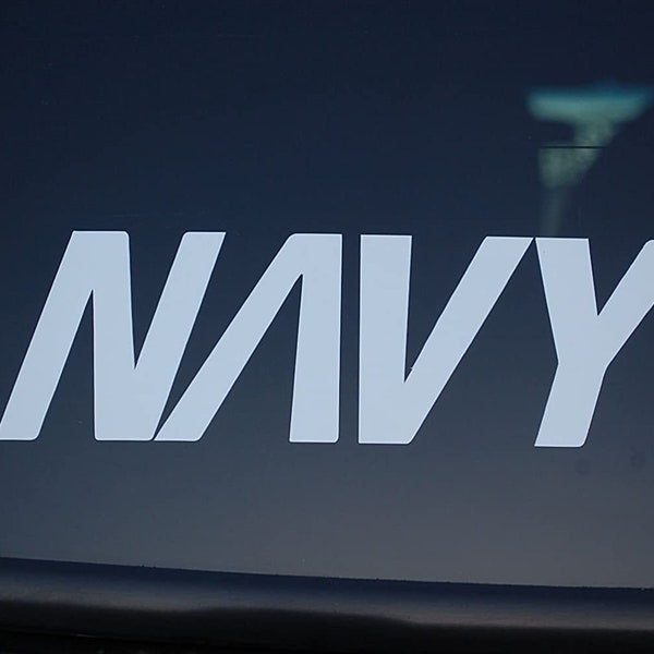Navy Sticker Vinyl Decal Choose Size & Color! Military Car Truck (V137)