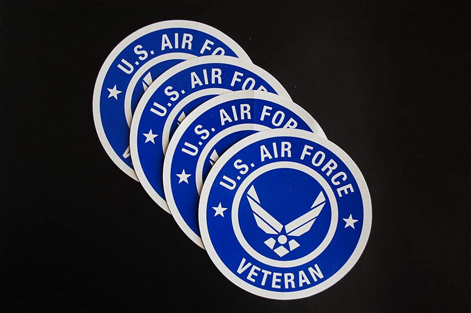 Air Force Veteran Sticker Vinyl Decals 4 Pack 4 Etsy Italia