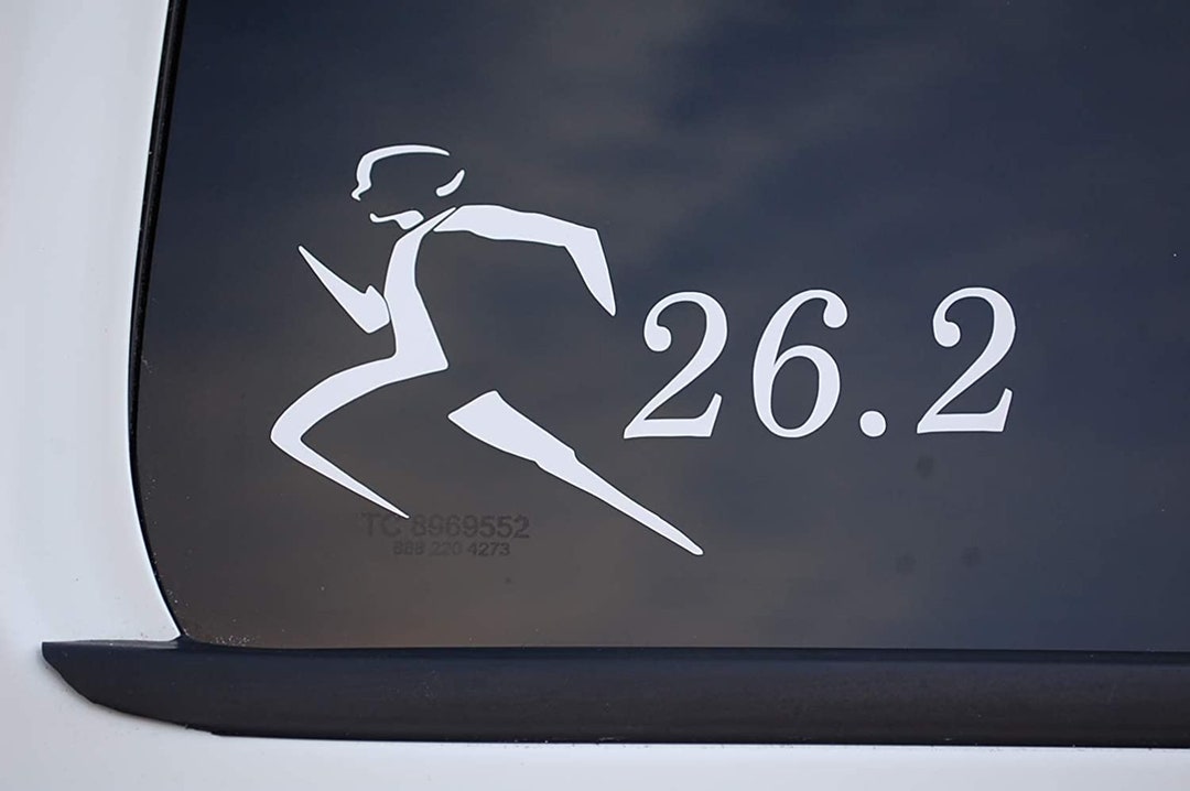 26.2 Mens Running Sticker Vinyl Decal Choose Color!! 6