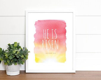 Er ist auferstandenes Osterdekor | Christliche Osterkunst