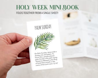 LDS Holy Week Mini Book | Kids Easter Activity (Digital Download)