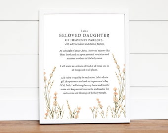 Printable LDS Young Women Theme
