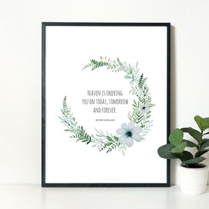 Heaven is Cheering You on Today, Tomorrow and Forever, Printable LDS ...