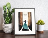 Perhaps You Were Born for Such a Time as This, Esther 4:14, Christian Wall Art, Bible Printable, LDS Art, Scripture Quote, Bible Verse,
