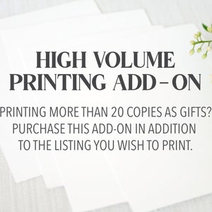 High Volume Printing Add-On