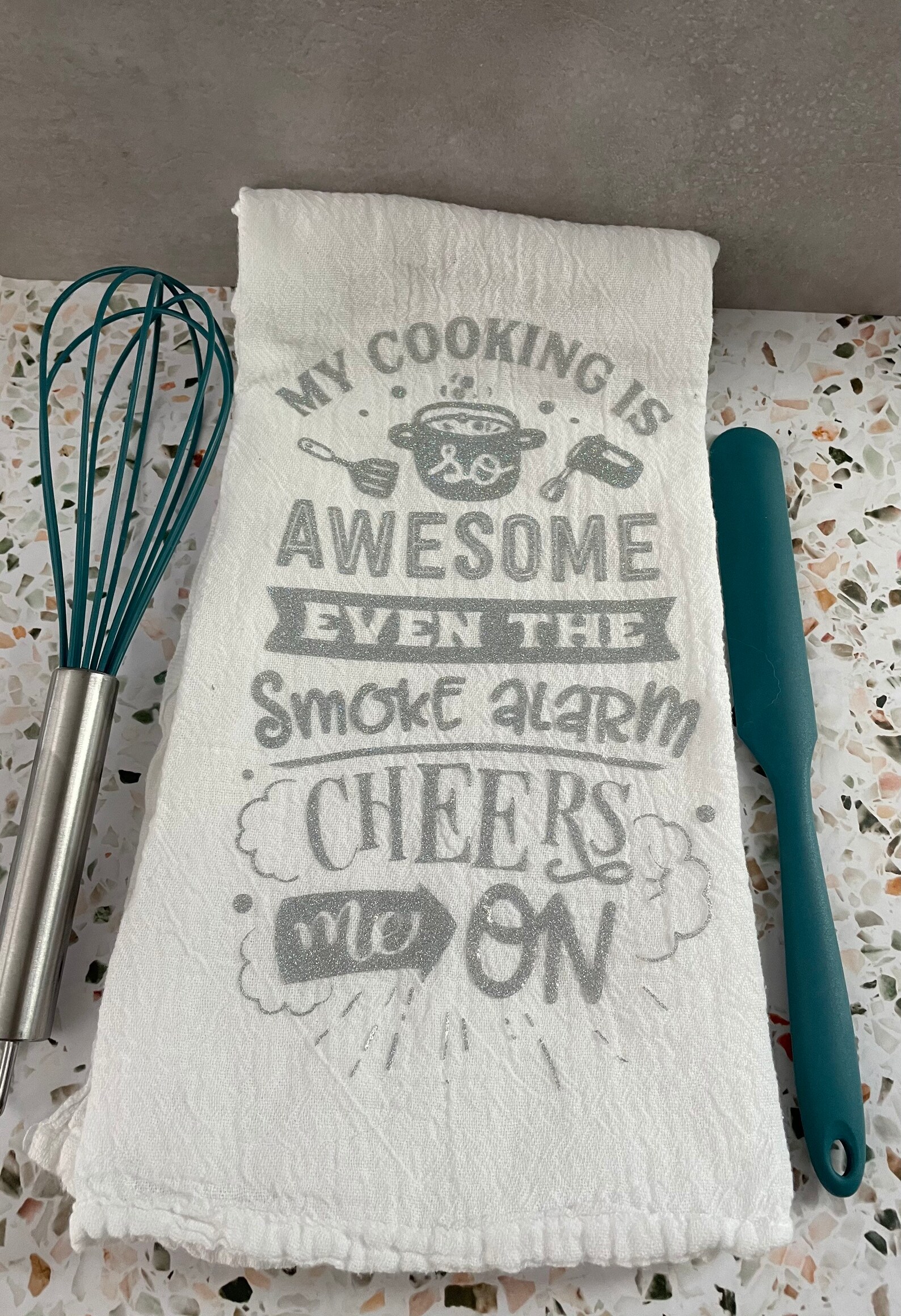 Funny Sayings Tea Towel Cheesecloth Etsy