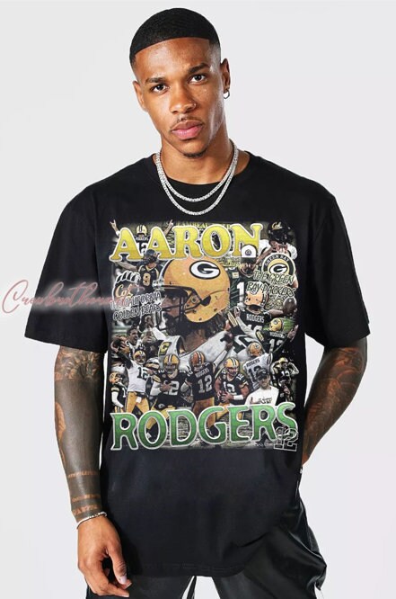Retro Vintage T-Shirt, Aaron Rodgers T-Shirt, Football Vintage T-shirt