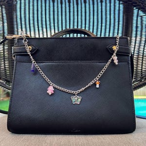 Coquette Forestcore Silver Purse Chain