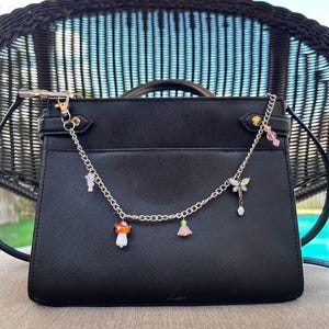 Whimsical Silver Bag Chain