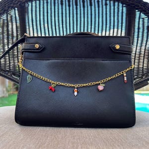 Fruity Gold Charm Purse Chain