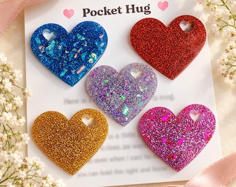 Heart to Heart Handmade Resin Pocket Hug