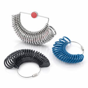 Jeweler’s Metal Ring Sizer Gauge US 0–13 Measurement Tool