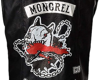 Days Gone Deacon St John  Mongrel Black Leather Vest - Halloween 2022