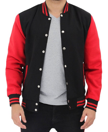 black baseball jacket