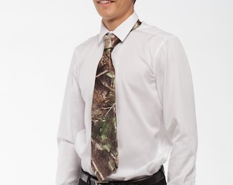 Men's Camo Long Tie (Choose your Camo Print)