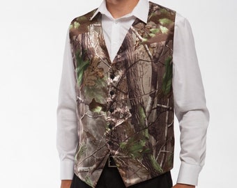 Men's Camo Vest, XSM-5XL (Choose your Camo Print)