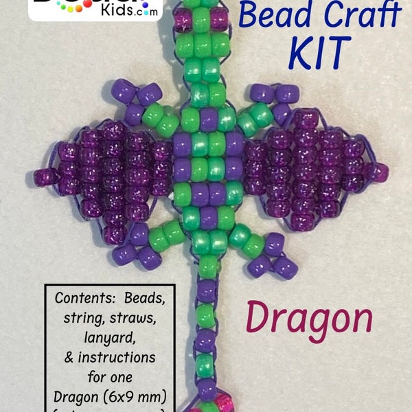 Dragon Bead Pet, Beaded dragon, Bead pet dragon,